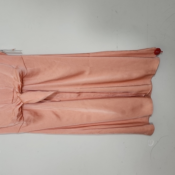 Brochu Walker The Austin Tie Dress Samoa Peach Color Size M - Picture 3 of 12